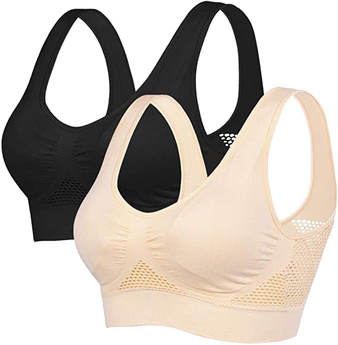 Pack of 3 Breathable Cool Lift-Up Air Bra