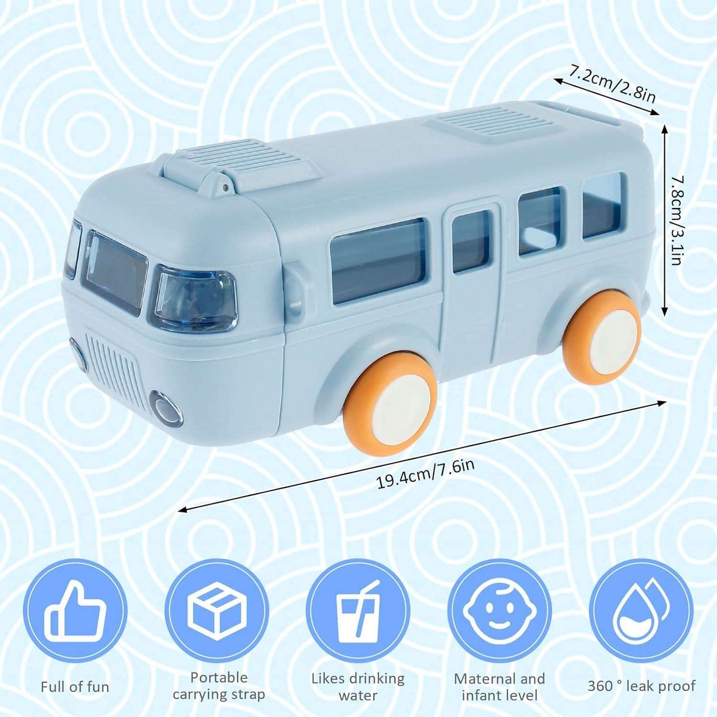 Bus Shape Water Bottle