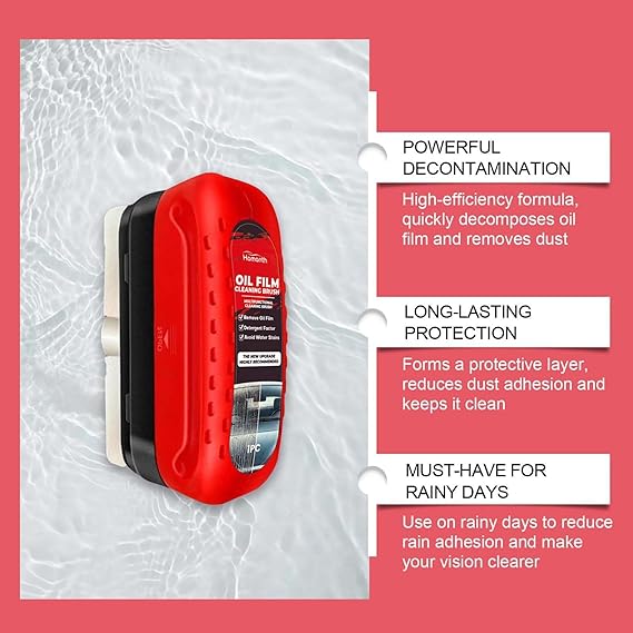 Car Glass Oil Film Removing Cleaner Glass Polish Cleaner Windscreen Cleaner Car Glass Polish Clear Window Car