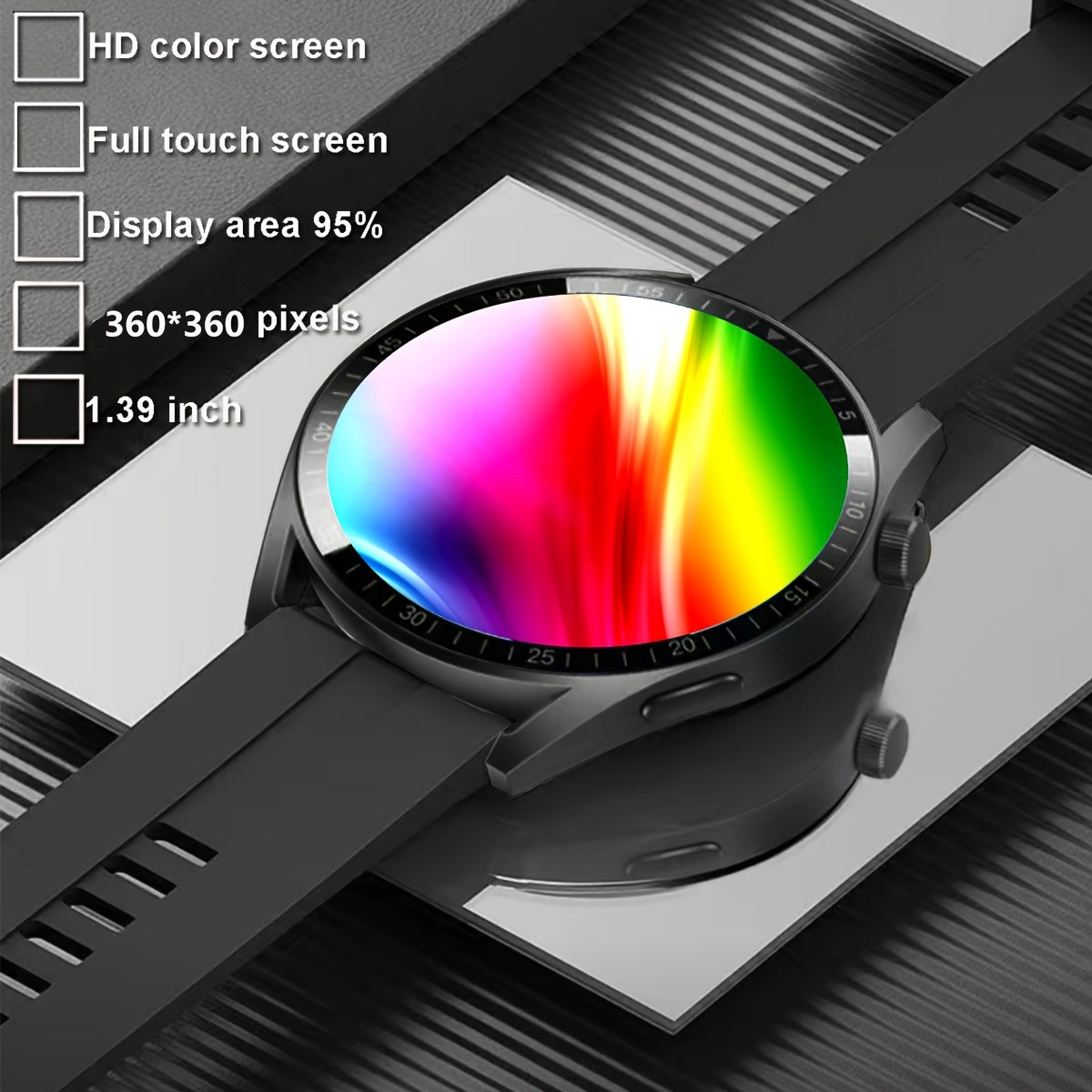 New business smartwatch, 1.39-inch high-definition screen