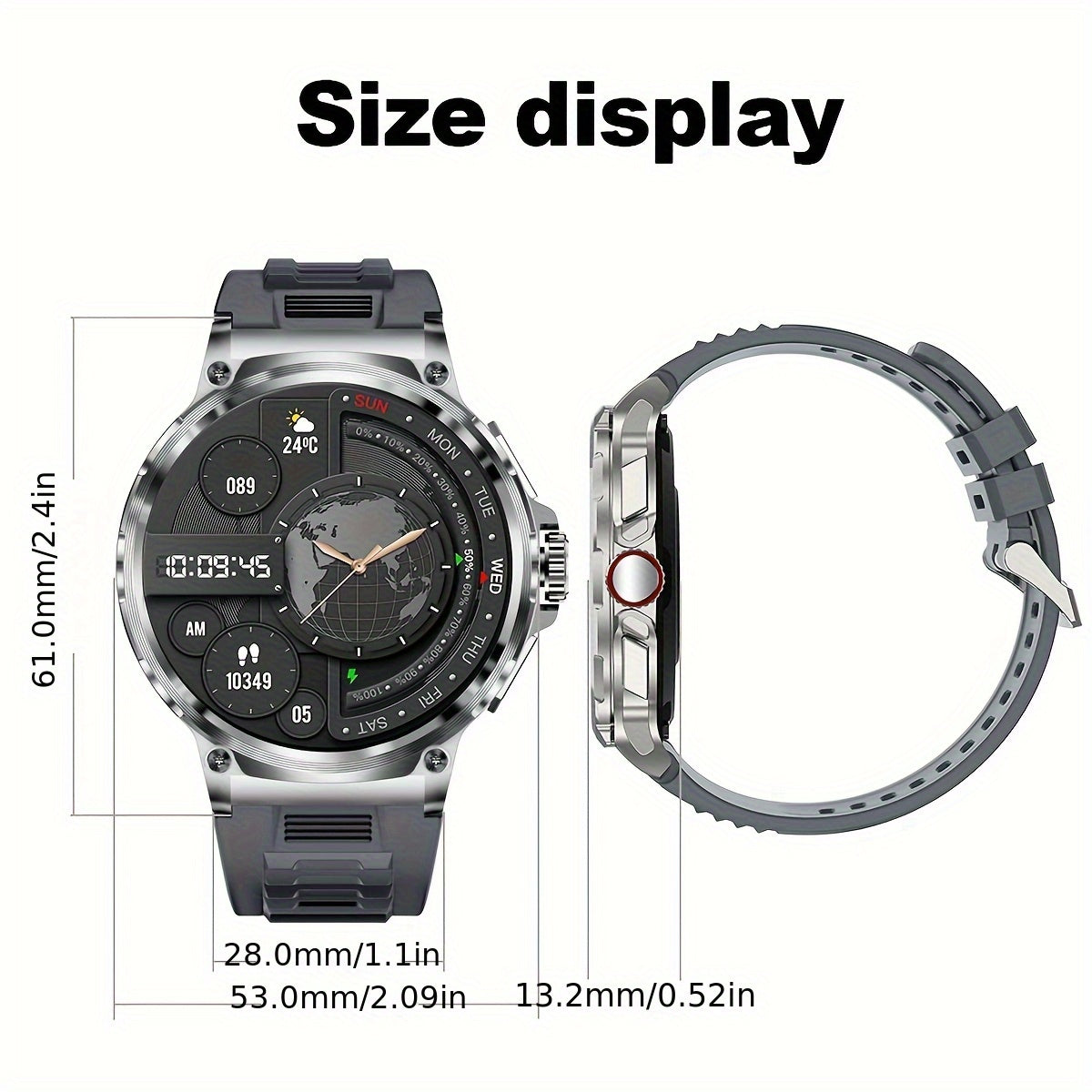 Outdoor Sports Smart Watch with 4.7cm HD Display
