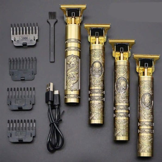 T9 Vintage Hair Trimmer For Men Rechargeable Shaver"